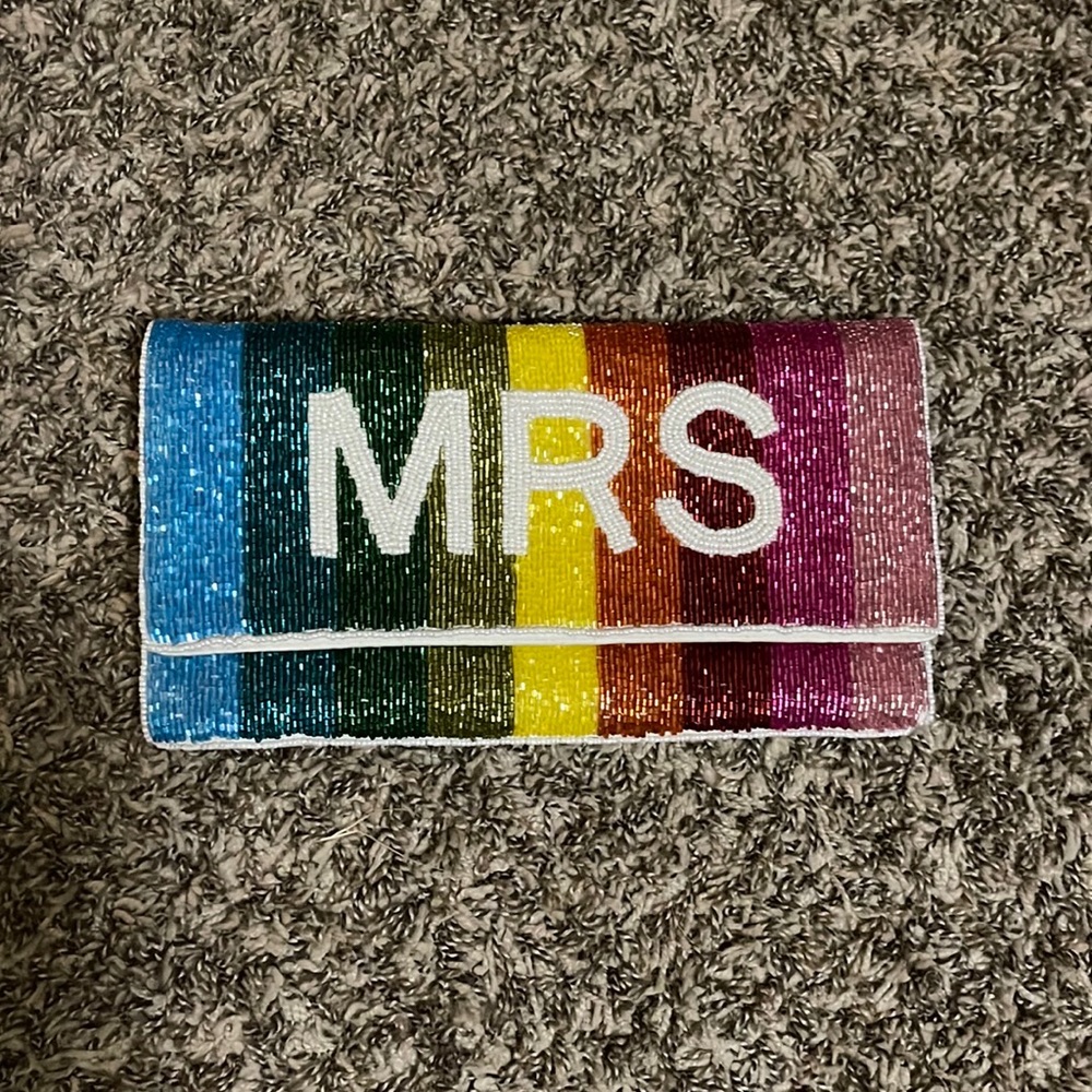 MRS beaded clutch/crossbody